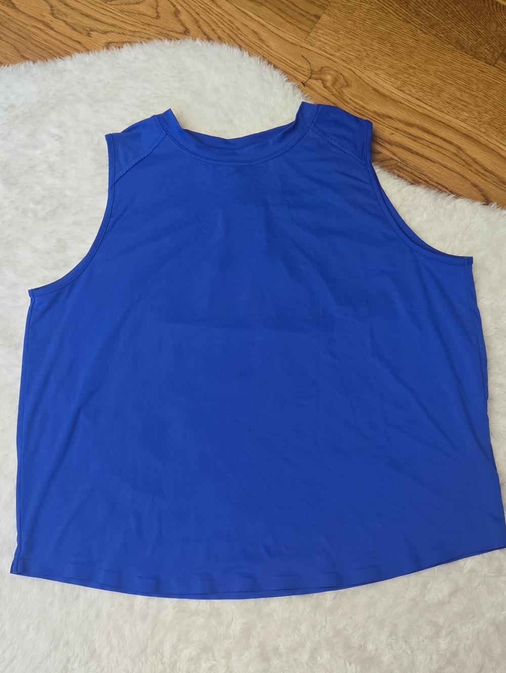 SPANX Blue Athletic Tank Top, Womens Medium